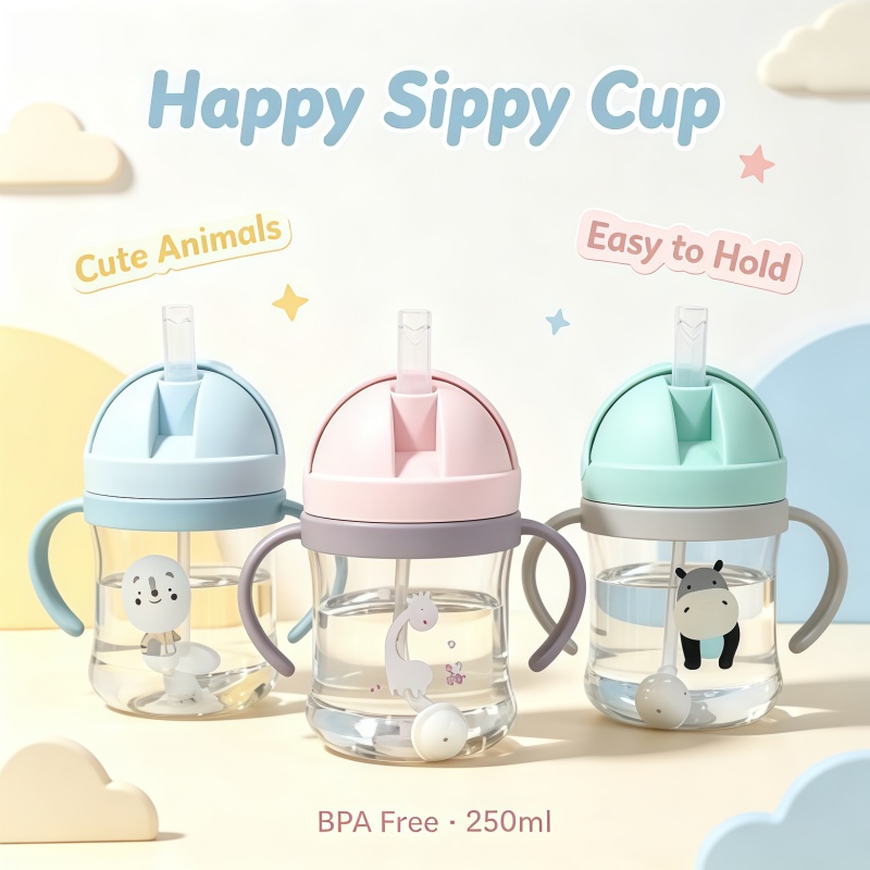 Baby Products Best - New Cartoon Pattern Outdoor Child Drinking