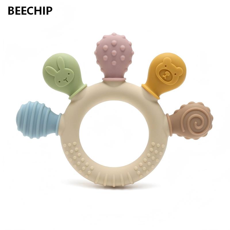 Baby Products Best - New hand multicolor Silicone Baby Ring