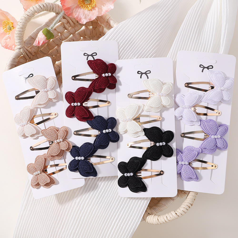 4Pcs/set Butterfly Hair Clip S - Baby Products Set review and price