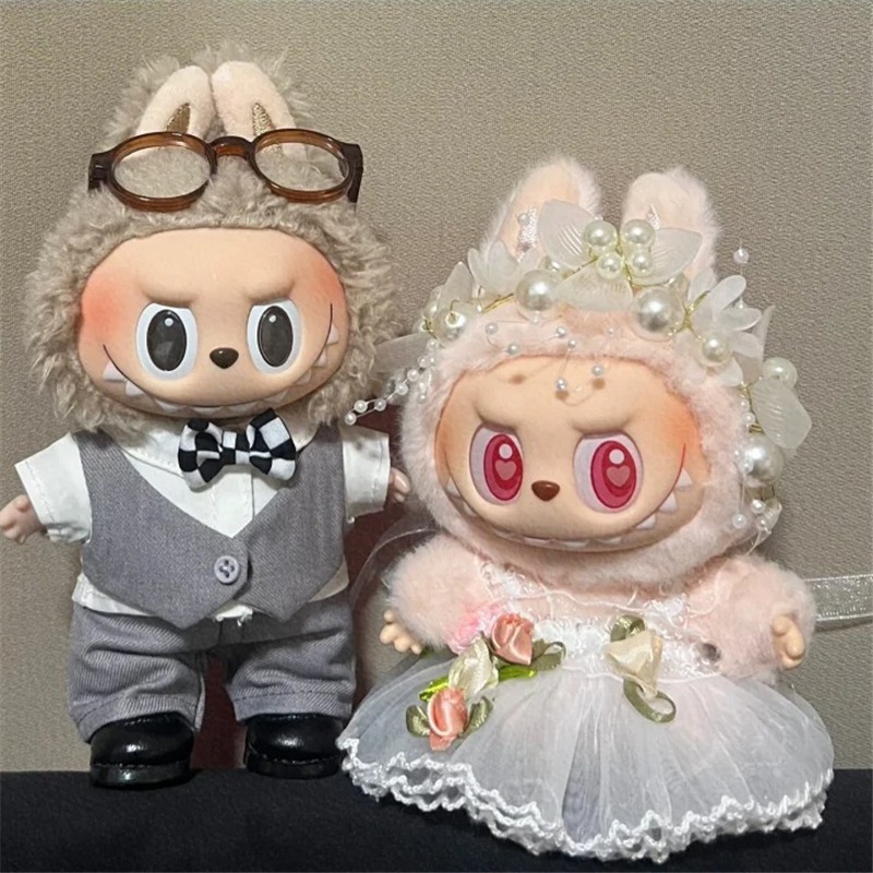 15 17cm For Labubu Doll Weddin - Baby Products Set review and price
