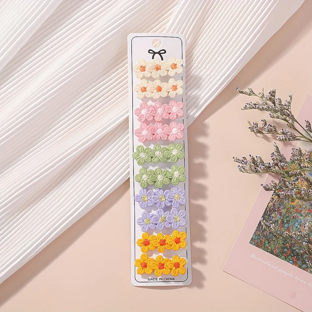 10Pcs/Set Baby Mini Flower Hai - Baby Products Set review and price